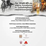 Bandériumgulyással, zenével és fáklyás felvonulással emlékeznek március 15-re